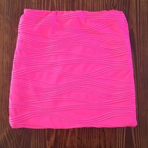 Hot Pink Bodycon Skirt S